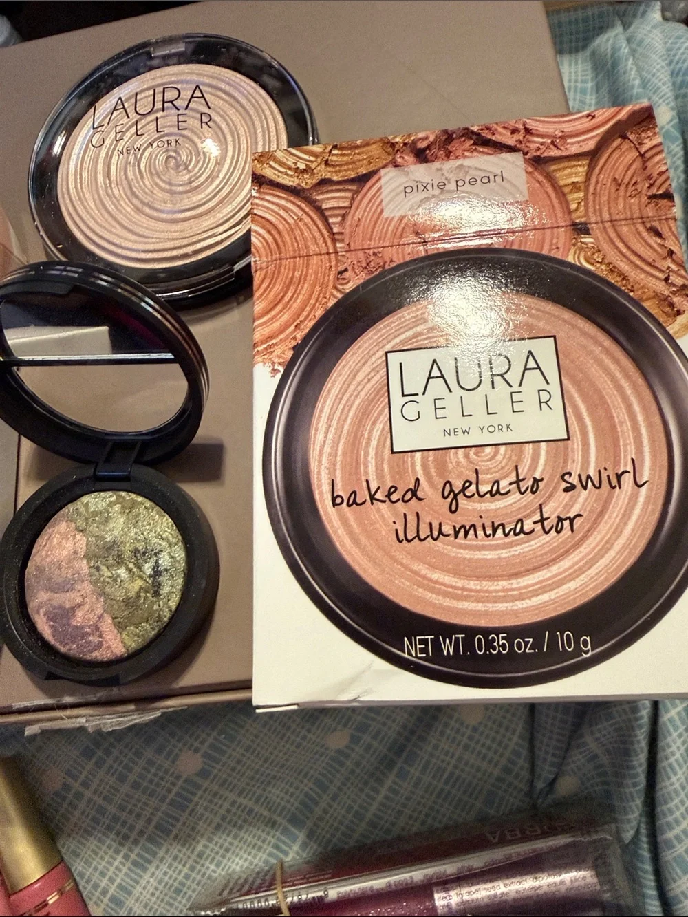 Laura Geller Baked Gelato Swirl Illuminator - Pink Champagne